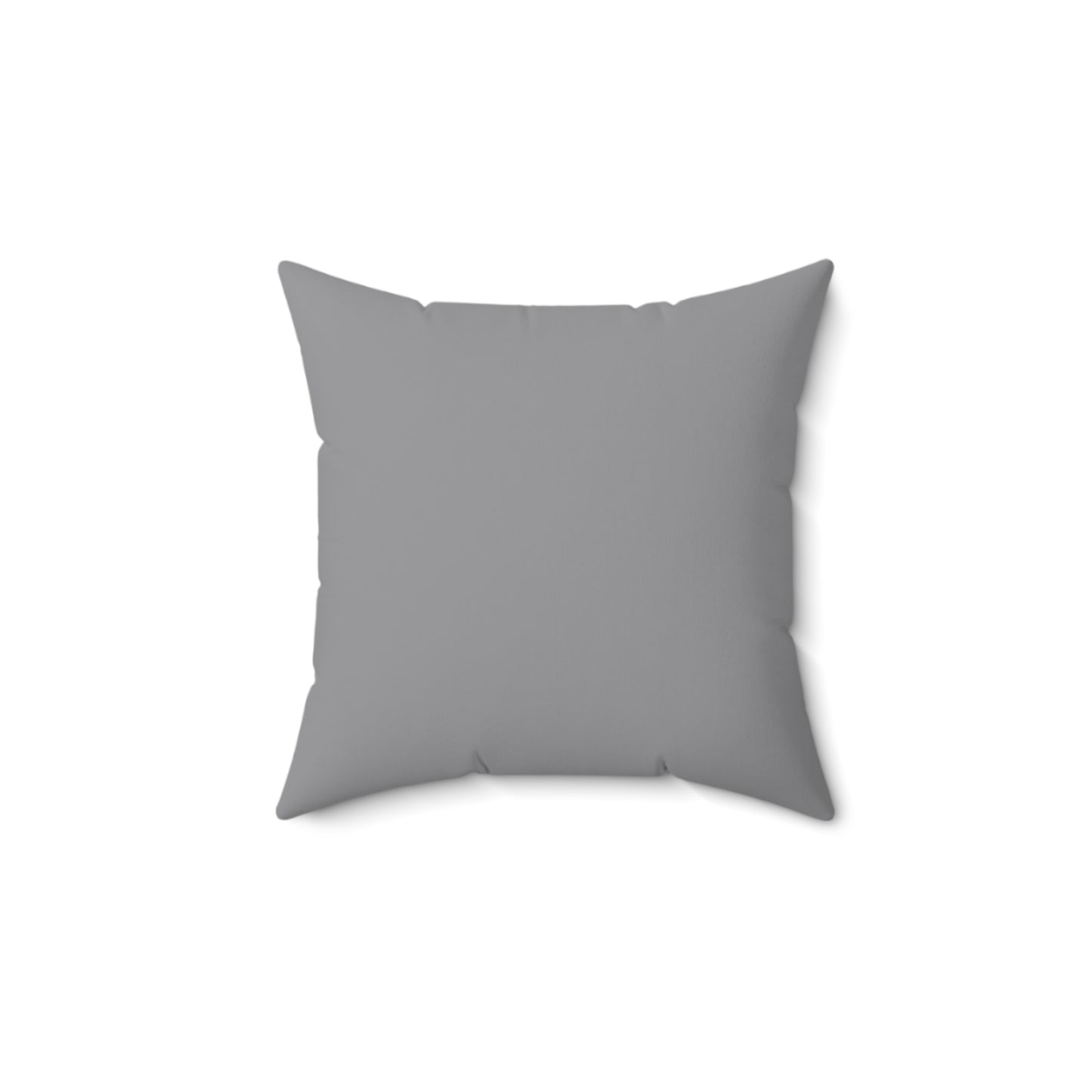 Life Means Nothing Until God Means Everything Square Pillow (Grey)