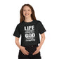 Life Means Nothing Until God Means Everything Champion Women's Heritage Cropped T-Shirt