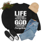 Life Means Nothing Until God Means Everything Unisex Heavy Blend™ Crewneck Sweatshirt