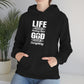 Life Means Nothing Until God Means Everything Unisex Heavy Blend™ Hooded Sweatshirt