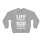 Life Means Nothing Until God Means Everything Unisex Heavy Blend™ Crewneck Sweatshirt