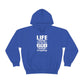 Life Means Nothing Until God Means Everything Unisex Heavy Blend™ Hooded Sweatshirt