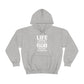 Life Means Nothing Until God Means Everything Unisex Heavy Blend™ Hooded Sweatshirt