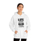 Life Means Nothing Until God Means Everything Unisex Heavy Blend™ Hooded Sweatshirt