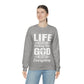 Life Means Nothing Until God Means Everything Unisex Heavy Blend™ Crewneck Sweatshirt