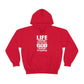 Life Means Nothing Until God Means Everything Unisex Heavy Blend™ Hooded Sweatshirt